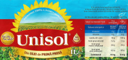 Ulei de Floarea Soarelui de Prima Presa UNISOL 1L - Img 4