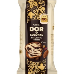 VEL PITAR Dor de Cozonac cu Nuca si Ciocolata (folie) 600g