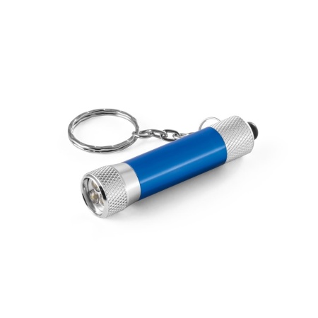 RE-LERGAN. Breloc din aluminiu (92% reciclat) cu lanternă LED cu 3 lumini - Img 1
