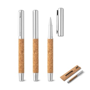 ANDREW. Roller cu clip din oțel inoxidabil reciclat în procent de 90% - materiale promoționale personalizate pentru branding și cadouri corporate