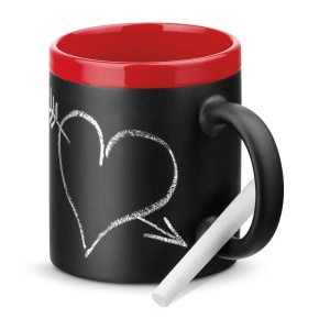Cană Personalizată CHALKIE - Ceramică 360 mL cu Finisaj de Ardezie – fotografie produs 4