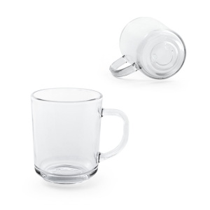 Cană Personalizată SOFFY - Sticlă 230 mL cu Zâmbet - materiale promoționale personalizate pentru branding și cadouri corporate