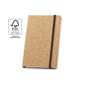 HAWKINS. Caiet de buzunar din plută cu pagini simple - materiale promoționale personalizate pentru branding și cadouri corporate