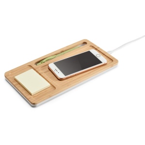 MOTT. Organizator de birou cu încărcător wireless - materiale promoționale personalizate pentru branding și cadouri corporate