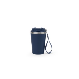 SPITZ. Pahar de călătorie din oțel inoxidabil (90% rSS) cu perete dublu și finisaj mat 460 mL - Img 1