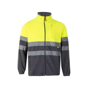VL EROS LARGE. Jachetă fleece în două tonuri (280g/m²), din poliester (100%) – fotografie produs 6