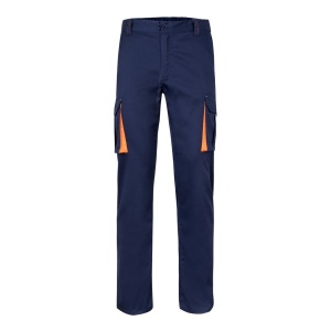 VL FIDES. Pantaloni extensibili cu buzunare multiple (240g/m²), în două tonuri, din bumbac (46%), EME (38%) și poliester (16%) - Img 4