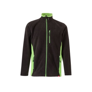 VL GERAS. Jachetă fleece bicoloră (220g/m²) din poliester (100%) – fotografie produs 3