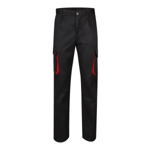 VL HYPNOS. Pantaloni de twill cu buzunare multiple în două tonuri (200g/m²), din bumbac (35%) și poliester (65%) – fotografie produs 6