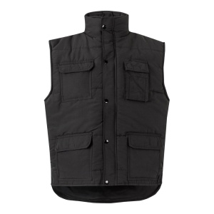 VL MEFITIS. Vestă căptușită cu mai multe buzunare (220g/m²), din poliester (100%)