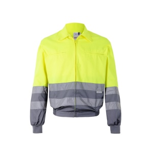 VL NEPTUNE. Jachetă twill bicolor (210g/m²) din poliester (80%) și bumbac (20%) – fotografie produs 3