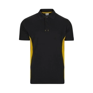 VL SUPAY. Tricou polo piqué bicolor (180g/m²), cu mânecă scurtă, din bumbac (60%) și poliester (40%)