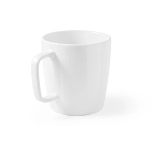 Cană Personalizată DHONI WHITE - Ceramică 450 mL cu Finisaj Lucios