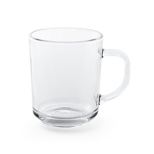 Cană Personalizată SOFFY - Sticlă 230 mL cu Zâmbet - materiale promoționale personalizate pentru branding și cadouri corporate