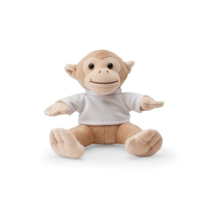 MONKY. Jucărie de pluș în formă de maimuță cu tricou - Img 3