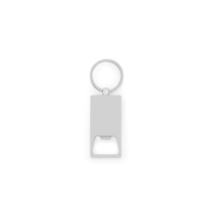 SYLVESTER. Breloc dreptunghiular din fier cu deschizător de sticle - Img 4