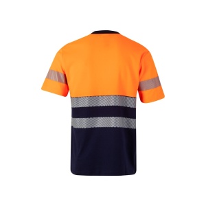 VL BASTET. Tricou piqué bicolor (150 g/m²), din bumbac (55%) și poliester (45%) - Img 6