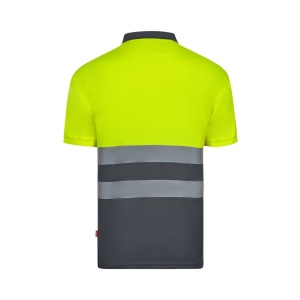 VL FORTUNA. Tricou polo Bird-eye (140g/m²) cu mâneci scurte, din poliester (100%) - Img 7