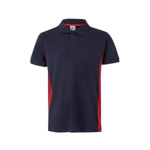 VL SUPAY. Tricou polo piqué bicolor (180g/m²), cu mânecă scurtă, din bumbac (60%) și poliester (40%) – fotografie produs 8
