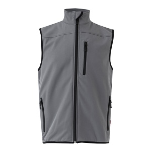 VL VARUNA. Vestă Soft Shell (280g/m²), cu căptușeală polară, din poliester (94%) și elastan (6%) – fotografie produs 2