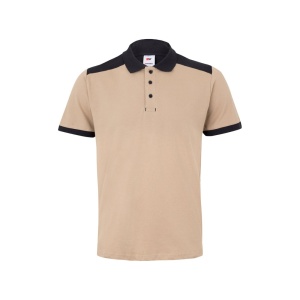 VL VELES. Cămașă polo piqué stretch bicolor (200 g/m²), cu mâneci scurte, din poliester (96%) și elastan (4%) - Img 4
