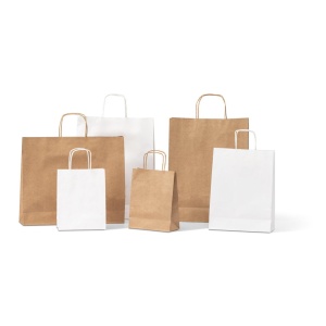 CABAZON. Punga de hârtie kraft - materiale promoționale personalizate pentru branding și cadouri corporate