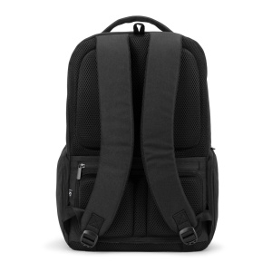COPENHAGEN. Rucsac din twill reciclat hidrofug cu două buzunare frontale mari, 17'3"