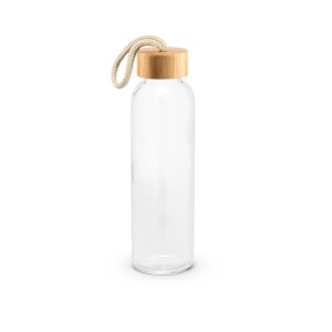 CROSBY. Sticlă din sticlă cu capac din bambus, 520 ml