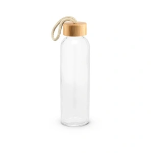 CROSBY. Sticlă din sticlă cu capac din bambus, 520 ml