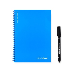 INFINITEBOOK PLAIN A5. "Infinitebook" cu copertă flexibilă și 15 pagini simple de tip tablă albă - Img 2