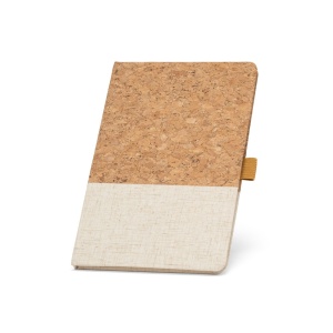 KLEE - Notepad A5 cu Copertă din Plută și Pânză de In, 192 de Pagini Eco-Friendly – fotografie produs 3