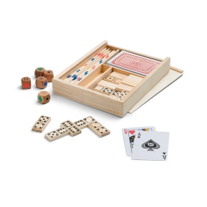 PLAYTIME. Set de jocuri 4 în 1 - materiale promoționale personalizate pentru branding și cadouri corporate