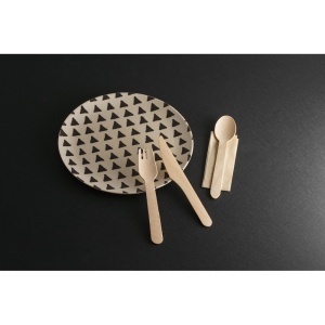SUYA. Set de tacâmuri din lemn - materiale promoționale personalizate pentru branding și cadouri corporate