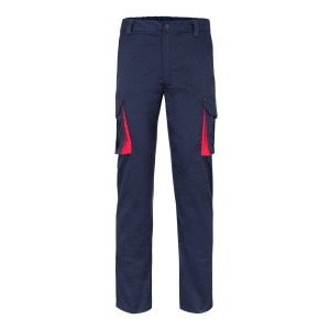 VL FIDES. Pantaloni extensibili cu buzunare multiple (240g/m²), în două tonuri, din bumbac (46%), EME (38%) și poliester (16%) - Img 6