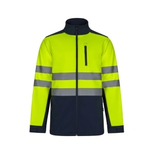 VL HESTIA. Jachetă soft shell bicolor (280g/m²), din poliester (96%) și elastan (4%)