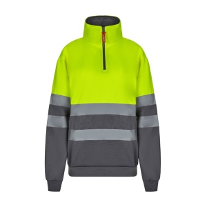 VL THOR. Hanorac bicolor (300g/m²) din fleece de poliester (100%) – fotografie produs 3