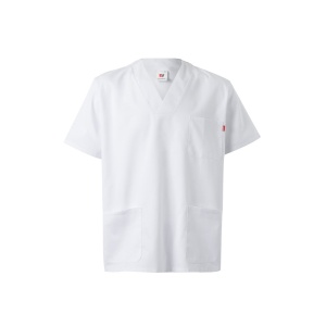 VL TLALOC. Tunică din twill (190 g/m²) cu mâneci scurte, din poliester (65%) și bumbac (35%)