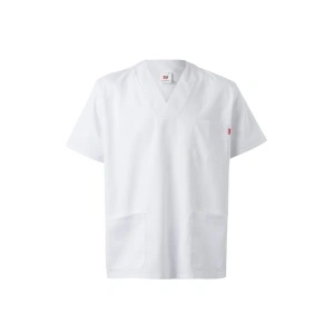 VL TLALOC. Tunică din twill (190 g/m²) cu mâneci scurte, din poliester (65%) și bumbac (35%)