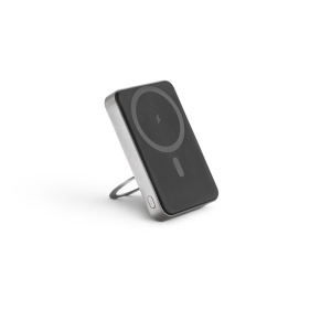 WARSHEL 10. Power bank magnetic de 10'000 mAh cu încărcător wireless ultrarapid de 15W din ABS reciclat (100% rABS) cu suport - Img 2