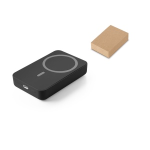 AMPERE 10. Power bank magnetic de 10'000 mAh cu încărcător wireless ultrarapid de 15W în 100% rABS - materiale promoționale personalizate pentru branding și cadouri corporate