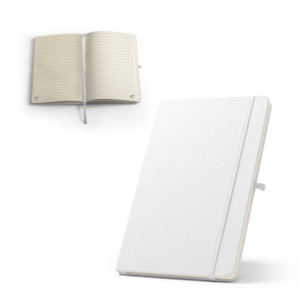 ANNE SUB. Caiet A5 din poliester reciclat (100% rPET) 300D, ideal pentru personalizarea prin sublimare