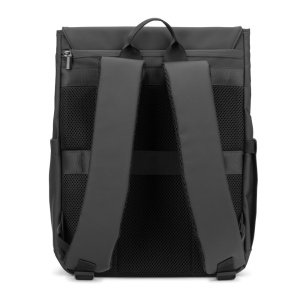 AZORES BAG. Rucsac pentru laptop (16") din PU, cu clapă care acoperă toate compartimentele