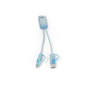 BERNERS. Cablu USB super rapid 6 în 1 în Pet reciclat (100% rPET) - Img 3
