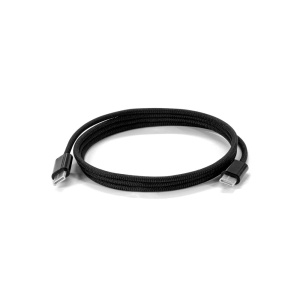 JEMISON. Cablu USB-C la USB-C cu manta împletită (60 W), fabricat din ABS, oțel inoxidabil, aluminiu și poliester