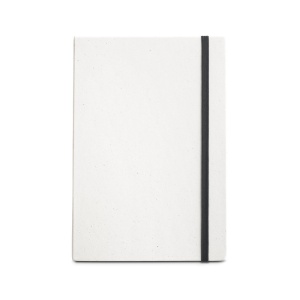 MILKY. Notebook A5 confecționat din cutii de lapte reciclate - materiale promoționale personalizate pentru branding și cadouri corporate