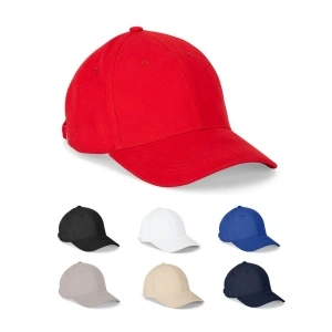 NATHAN. Șapcă din bumbac 100% (260 g/m²) cu 6 panouri