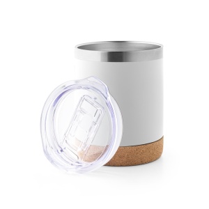 Pahar de Călătorie Personalizat SOLBERG TUMBLER - Oțel Inoxidabil 400 mL cu Bază din Plută - Img 1