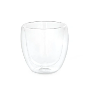 Pahar Personalizat AMERICANO - Sticlă Izotermă 220 mL cu Perete Dublu