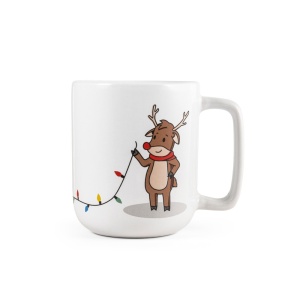 REINDEER. Cană cu design de Crăciun 330 ml - Img 4