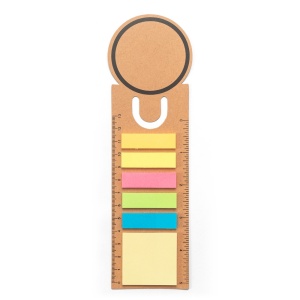 SAWYER. Set de birou 3 în 1, fabricat din hârtie 100% reciclată, cu vârf rotund și print negru pe toată suprafața – fotografie produs 3